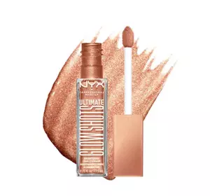 NYX PROFESSIONAL MAKEUP GLOW SHOTS БЛЕСТЯЩИЕ ТЕНИ ДЛЯ ВЕК 08 TWISTED TANGERINE 7,5МЛ