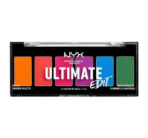 NYX PROFESSIONAL MAKEUP ULTIMATE EDIT PETITE ПАЛЕТКА ТЕНЕЙ USPP02 BRIGHTS 6X1,2Г