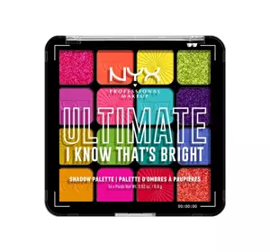 NYX PROFESSIONAL MAKEUP ULTIMATE ПАЛИТРА ТЕНЕЙ ДЛЯ ВЕК I KNOW THAT'S BRIGHT 12,8Г