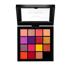 NYX PROFESSIONAL MAKEUP ULTIMATE SHADOW PALETTE ПАЛЕТКА ТЕНЕЙ FESTIVAL 16x0,83Г