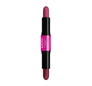 NYX PROFESSIONAL MAKEUP WONDER STICK ДВУСТОРОННИЕ РУМЯНА ДЛЯ ЩЕК 04 DEEP MAGENTA + GINGER 2x4Г