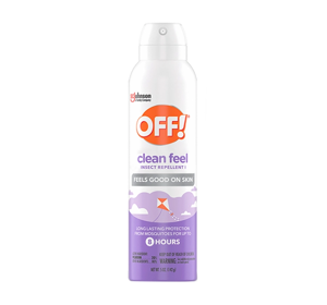 OFF CLEAN FEEL СПРЕЙ ОТ КОМАРОВ, КЛЕЩЕЙ И МУХ 142Г