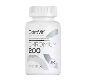 OSTROVIT CHROMIUM 200 ДИЕТИЧЕСКАЯ ДОБАВКА 200 ТАБЛЕТОК