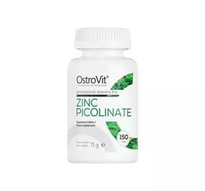 OSTROVIT ZINC PICOLINATE ДИЕТИЧЕСКАЯ ДОБАВКА 150 ТАБЛЕТОК