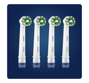 Oral-B Cross Action сменные насадки для электрической зубной щетки 4 штуки