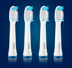 Oral-B Pulsonic Clean сменные насадки для электрической зубной щетки 4 штуки