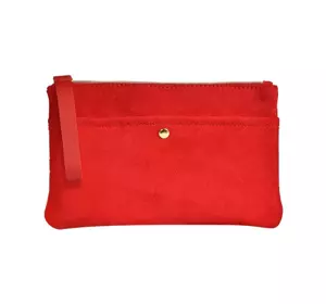 PUPA RED SUEDE POCHETTE ЗАМШЕВАЯ КОСМЕТИЧКА S