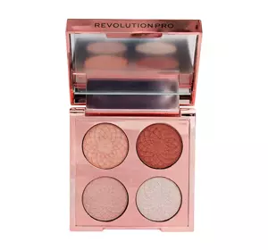 REVOLUTION PRO ETERNAL ROSE EYE QUAD ПАЛИТРА ТЕНЕЙ ДЛЯ ВЕК VELVET HAZE 3,2Г