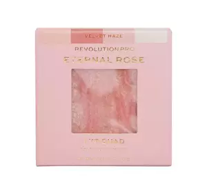 REVOLUTION PRO ETERNAL ROSE EYE QUAD ПАЛИТРА ТЕНЕЙ ДЛЯ ВЕК VELVET HAZE 3,2Г