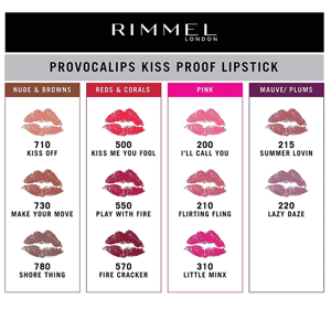 RIMMEL PROVOCALIPS ДВУХСТОРОННЯЯ ПОМАДА И БЛЕСК ДЛЯ ГУБ 310 LITTLE MINX