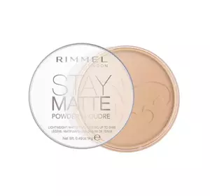 RIMMEL STAY MATTE МАТИРУЮЩАЯ ПУДРА SANDSTORM 004