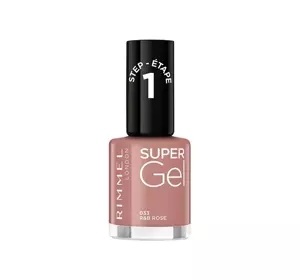 RIMMEL SUPER GEL ГЕЛЕВЫЙ ЛАК ДЛЯ НОГТЕЙ 033 R & B ROSE 12 МЛ