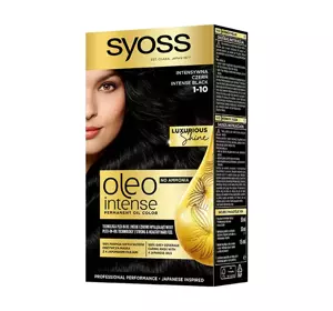 SYOSS OLEO INTENSE КРАСКА ДЛЯ ВОЛОС БЕЗ АММИАКА 1-10 INTENSE BLACK