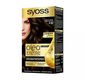 SYOSS OLEO INTENSE КРАСКА ДЛЯ ВОЛОС БЕЗ АММИАКА 3-10 DEEP BROWN