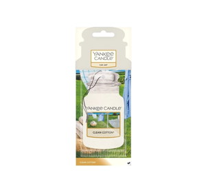 YANKEE CANDLE CAR JAR АРОМАТ ДЛЯ АВТОМОБИЛЯ CLEAN COTTON