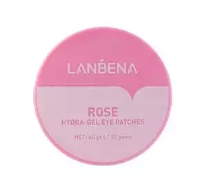 LANBENA HYDRAGEL EYE PATCHES ГІДРОГЕЛЕВІ ПАТЧІ ПІД ОЧІ ROSE