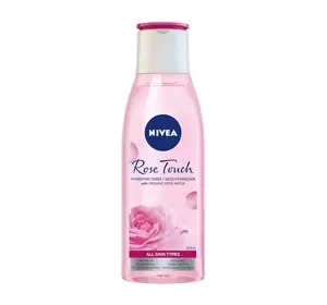 NIVEA ROSE TOUCH ЗВОЛОЖУВАЛЬНИЙ ТОНІК З ТРОЯНДОВОЮ ВОДОЮ 200МЛ