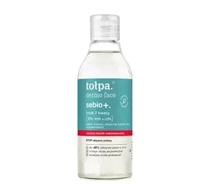 TOŁPA DERMO FACE SEBIO+ ТОНІК З 2 КИСЛОТАМИ AHA + LHA 200 МЛ