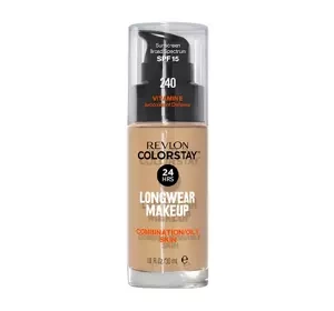 REVLON COLORSTAY ТОНАЛЬНИЙ ЗАСІБ З ВІТАМІНОМ E ДЛЯ ЖИРНОЇ ШКІРИ 240 MEDIUM BEIGE 30МЛ