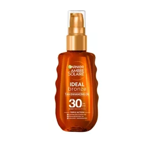 GARNIER AMBRE SOLAIRE IDEAL BRONZE ОЛІЯ ДЛЯ ПРИСКОРЕННЯ ЗАСМАГИ SPF30 150МЛ