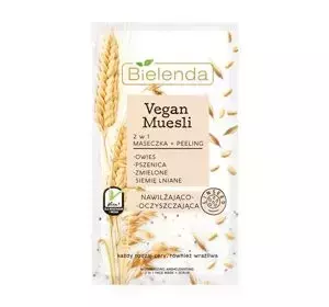 BIELENDA VEGAN MUESLI МАСКА + ПІЛІНГ 2В1 8Г