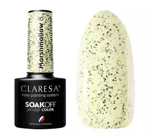 CLARESA SOAK OFF ГЕЛЬ-ЛАК MARSHMALLOW 8 5МЛ