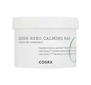 COSRX ONE STEP GREEN HERO CALMING PAD ДИСКИ ДЛЯ ЗЛУЩУВАННЯ І ЗАСПОКОЄННЯ 70ШТ.