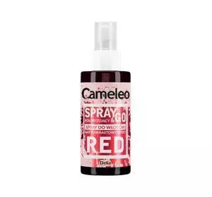 DELIA CAMELEO SPRAY&GO СПРЕЙ ДЛЯ ФАРБУВАННЯ ВОЛОССЯ RED 150МЛ