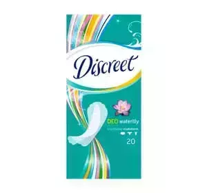 DISCREET DEO WATERLILY MULTIFORM ГІГІЄНІЧНІ ПРОКЛАДКИ 20 ШТ