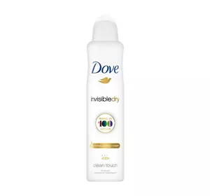 DOVE INVISIBLE DRY CLEAN TOUCH АНТИПЕРСПІРАНТ-СПРЕЙ 250МЛ