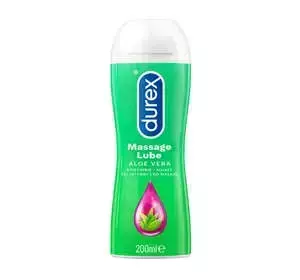 DUREX 2в1 ІНТИМНИЙ ГЕЛЬ ДЛЯ МАСАЖУ ALOE VERA 200МЛ