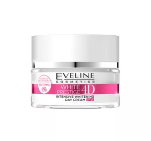 EVELINE WHITE PRESTIGE 4D ВІДБІЛЮЮЧИЙ КРЕМ ДЛЯ ОБЛИЧЧЯ SPF25 50МЛ