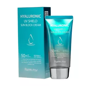 FARMSTAY HYALURONIC КРЕМ ДЛЯ ОБЛИЧЧЯ З УФ-ФІЛЬТРОМ SPF50+ 70Г