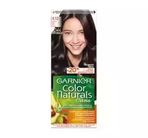 GARNIER COLOR NATURALS СТІЙКА ФАРБА ДЛЯ ВОЛОССЯ 4.12 ХОЛОДНИЙ ШАТЕН