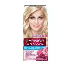 GARNIER COLOR SENSATION ОСВІТЛЮВАЛЬНА ФАРБА ДЛЯ ВОЛОССЯ 111 СРІБНИЙ СУПЕРСВІТЛИЙ БЛОНД