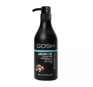 GOSH ARGAN OIL ВЕГАНСЬКИЙ ШАМПУНЬ ДЛЯ ВСІХ ТИПІВ ВОЛОССЯ 450МЛ