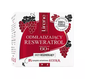 LIRENE REJUVENATING RESVERATROL РЕГЕНЕРУЮЧИЙ КРЕМ НА ДЕНЬ І НІЧ 60+ 50МЛ