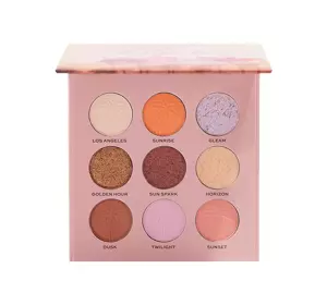 MAKEUP REVOLUTION X MARLEY ПАЛІТРА ТІНЕЙ ДЛЯ ПОВІК HOLLYWOOD SUNSET 5,85Г