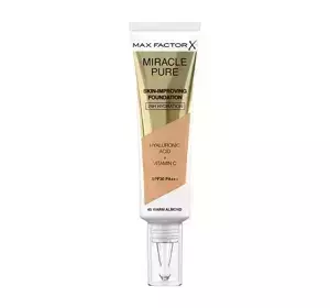 MAX FACTOR MIRACLE PURE ТОНАЛЬНИЙ ЗАСІБ ДЛЯ ПОКРАЩЕННЯ СТАНУ ШКІРИ 45 WARM ALMOND 30МЛ