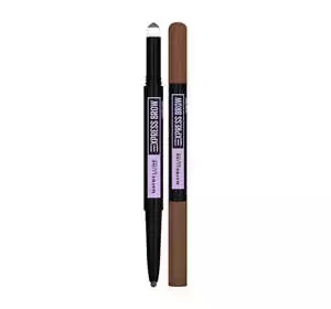 MAYBELLINE EXPRESS BROW SATIN DUO ДВОСТОРОННІЙ ОЛІВЕЦЬ ДЛЯ БРІВ 02 MEDIUM BROWN