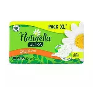 NATURELLA ULTRA NORMAL PLUS 24 СМ ГІГІЄНІЧНІ ПРОКЛАДКИ З КРИЛЬЦЯМИ 18 ШТ