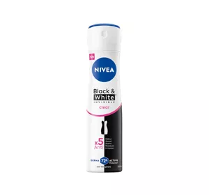 NIVEA BLACK WHITE CLEAR АНТИПЕРСПІРАНТ В СПРЕЇ 150 МЛ