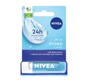 NIVEA HYDRO CARE  ПОМАДКА ДЛЯ ГУБ SPF15 5,5МЛ