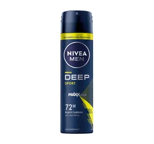 NIVEA MEN DEEP SPORT АНТИПЕРСПІРАНТ-СПРЕЙ ДЛЯ ЧОЛОВІКІВ 150МЛ