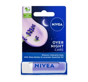 NIVEA OVERNIGHT CARE НІЧНА ГІГІЄНІЧНА ПОМАДА ДЛЯ ГУБ 4,8Г