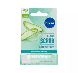 NIVEA SUPER SOFT LIPS ПІЛІНГ ДЛЯ ГУБ АЛОЕ ВЕРА 4,8Г