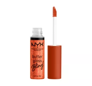 NYX PROFESSIONAL MAKEUP BUTTER GLOSS BLING БЛИСК ДЛЯ ГУБ 06 SHIMMER DOWN 8МЛ