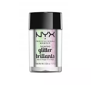 NYX PROFESSIONAL MAKEUP GLITTER BRILLANTS БЛИСКІТКИ ДЛЯ ОБЛИЧЧЯ ТА ТІЛА 07 ICE 2,5Г