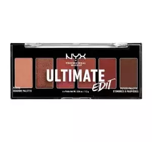 NYX PROFESSIONAL MAKEUP ULTIMATE EDIT PETITE Палетка тіней для повік USPP01 WARM NEUTRALS 6X1,2 г