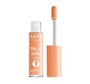 NYX Professional Makeup This Is Milky блиск для губ 18 Salted Caramel Shake 4мл